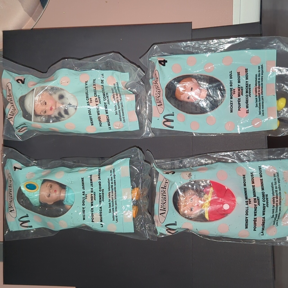 Disney Madame Alexander Miniatures by McDonalds! Collectibles!